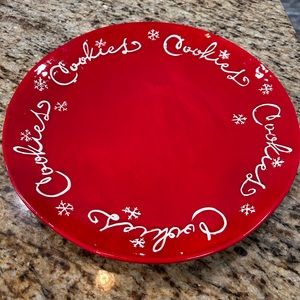 Hallmark Ceramic 14 inch “Cookies” Holiday Platter
